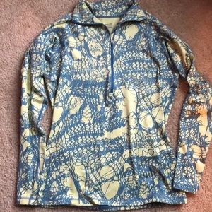 New Nike Pro long sleeve half zip shirt long sleeve top size Large top